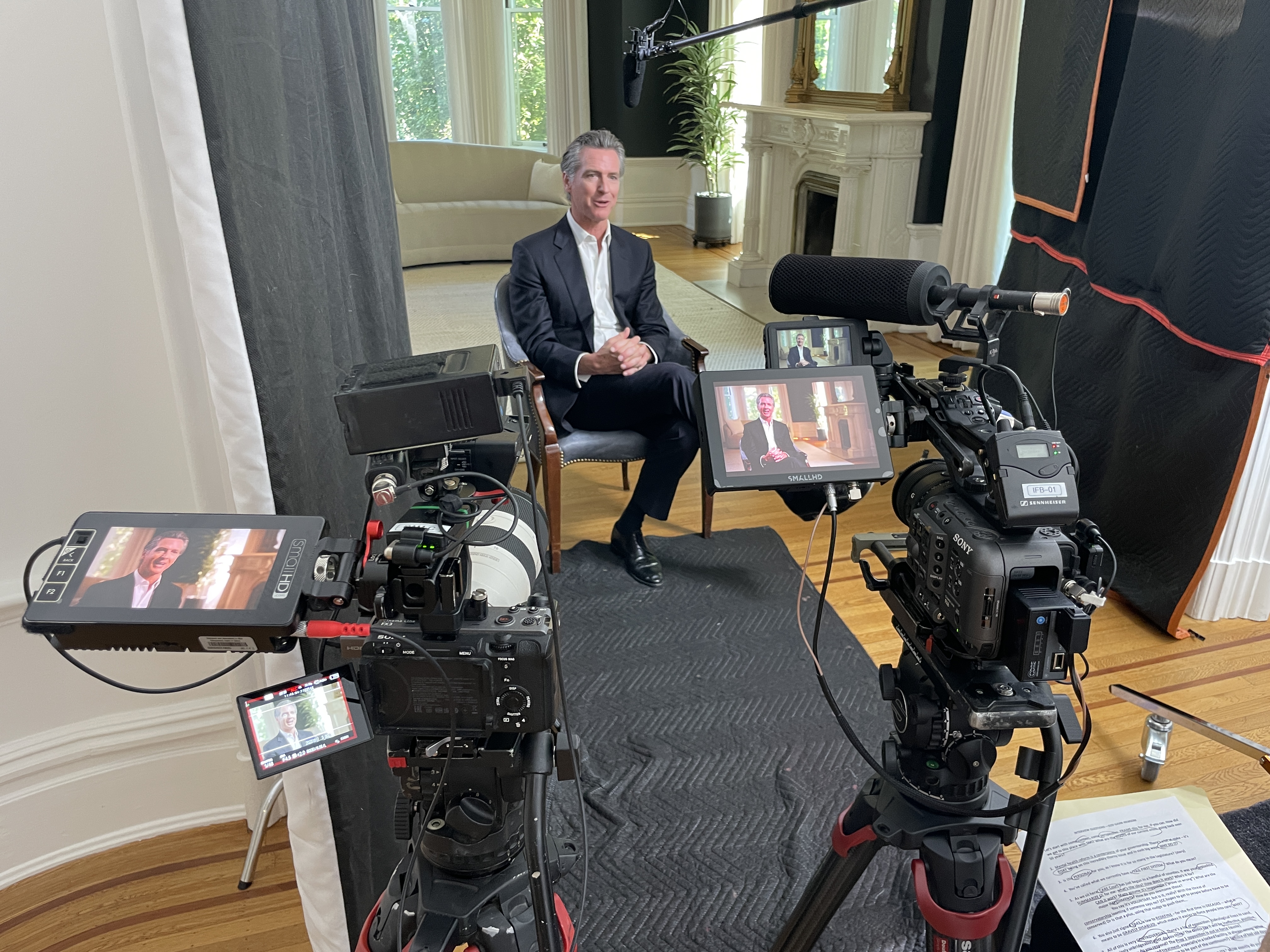 Governor Gavin Newsom (Photo by Gail Freedman)