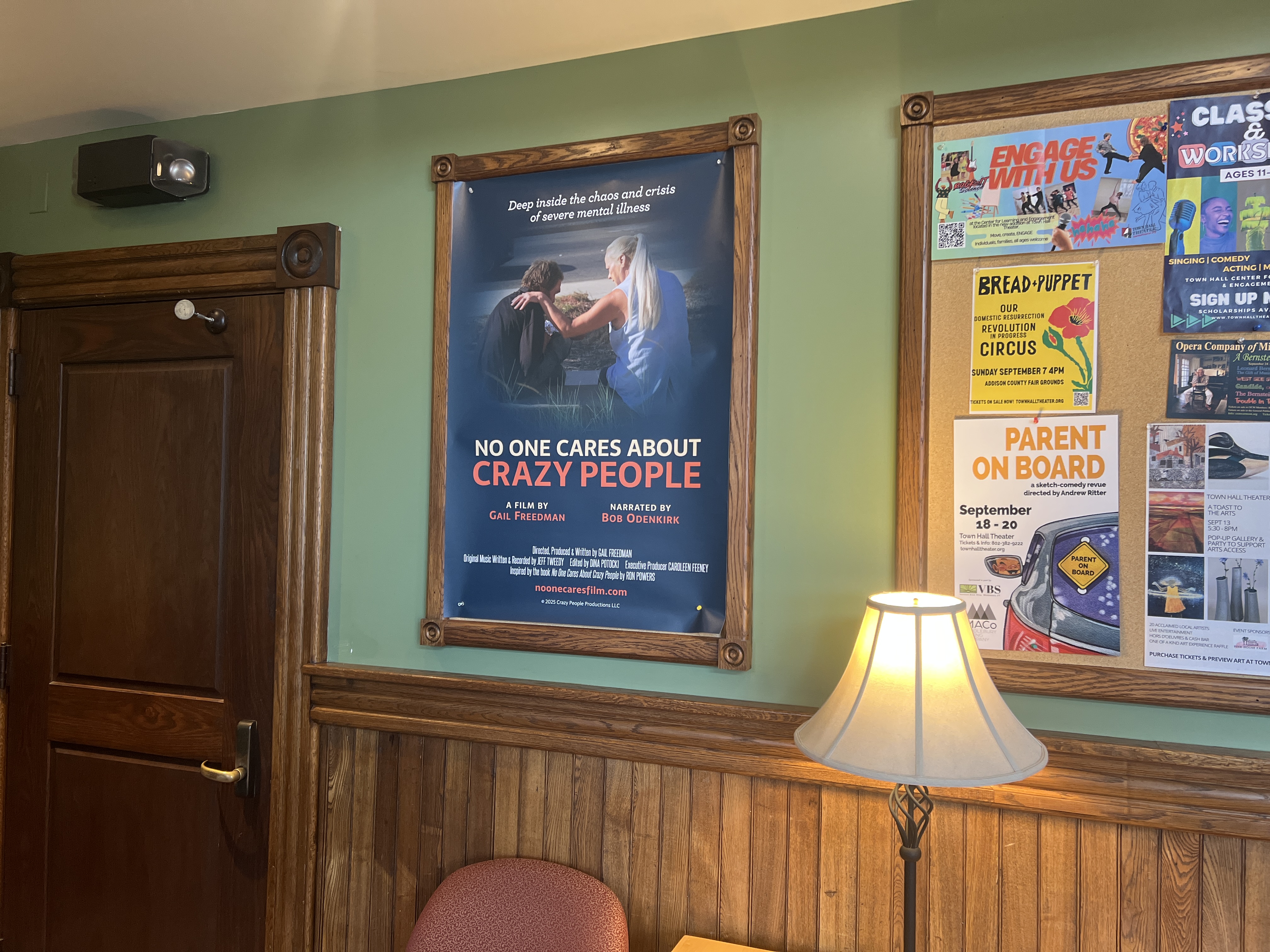 Film Screening -- Town Hall Theater, Middlebury, VT
Photo by Gail Freedman