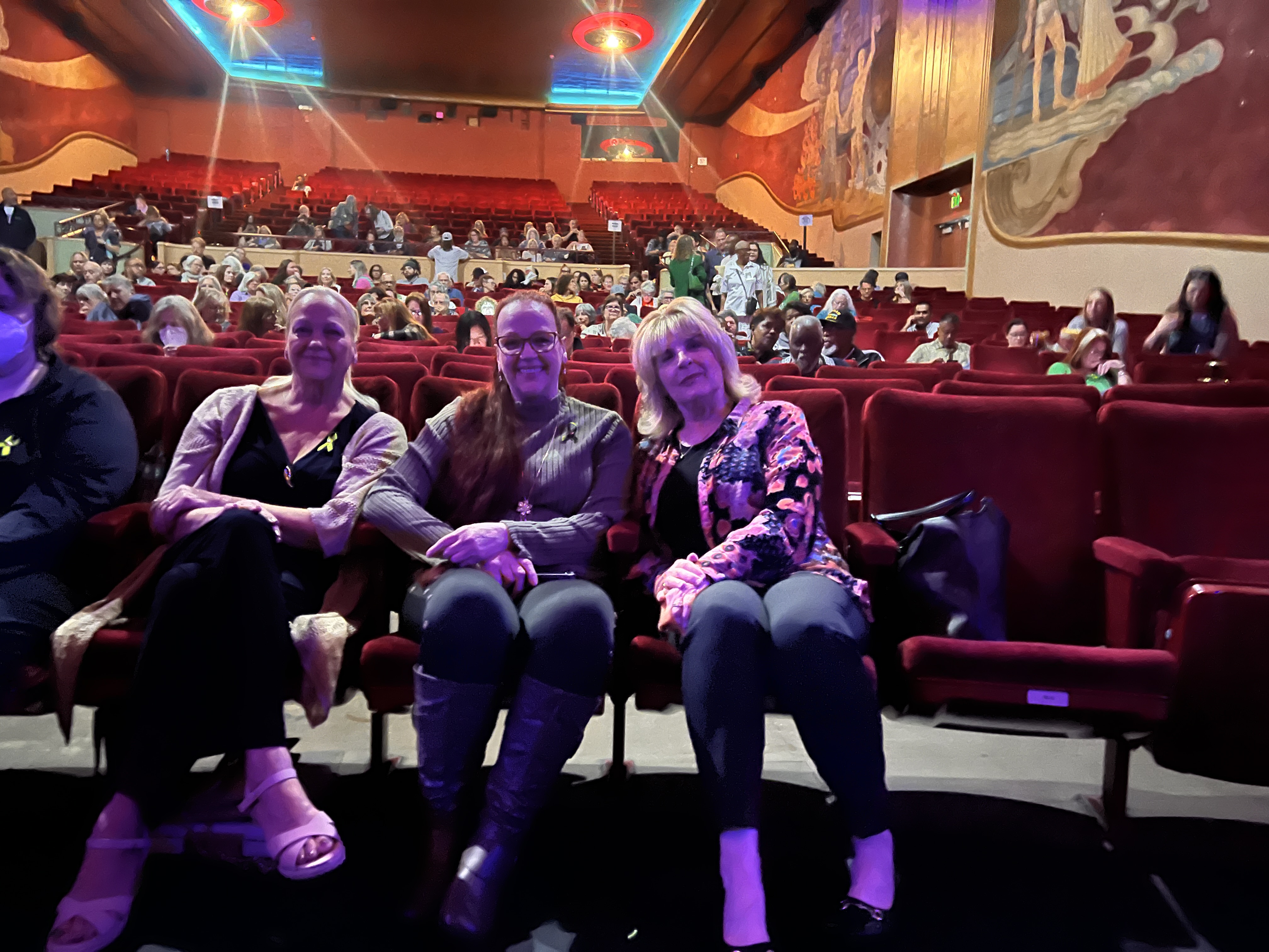 Film Screening — Orinda Theatre, California — Linda Rippee Privatte, Catherine Rippee-Hanson & Teresa Pasquini Photo by Gail Freedman